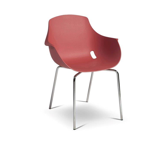כיסא אורח Gon - בגוון אדום