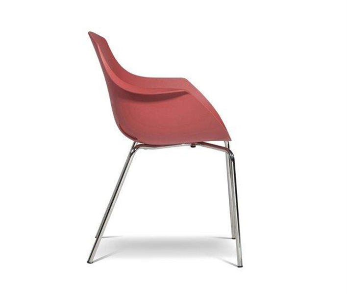 כיסא אורח Gon - בגוון אדום